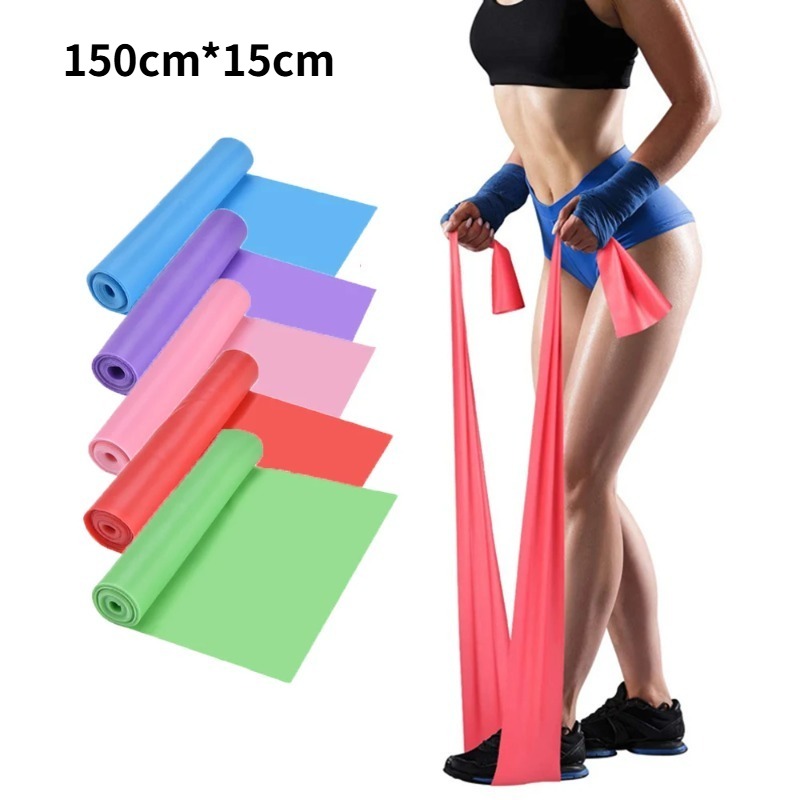 Yoga Fitness Resistance Band - Bandes de résistance en latex naturel,