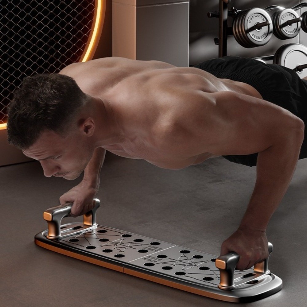 Push Up Board - Planche de pompes avec poignées, portable,