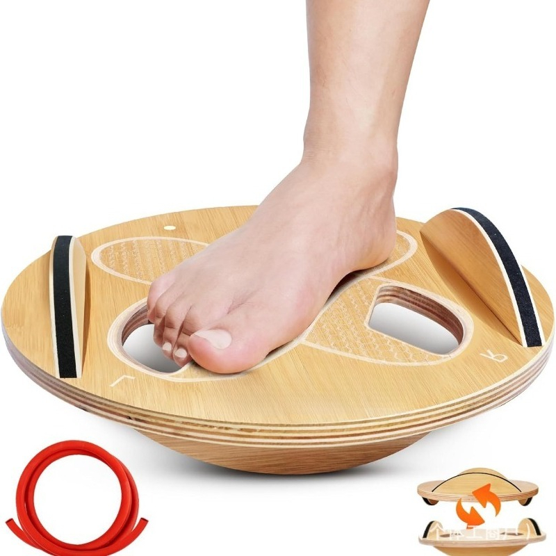 Planche d'équilibre en bois po - Yoga Fitness Training avis et prix