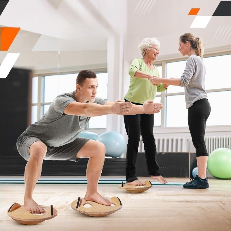 Planche d'équilibre en bois po - Yoga Fitness Training avis et prix