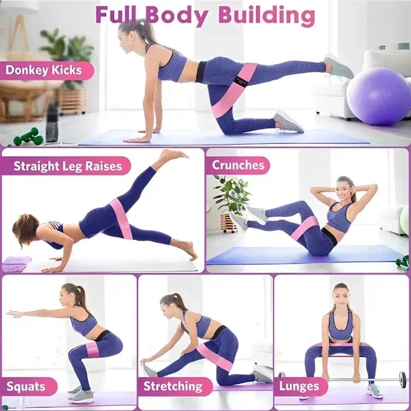 Bandes de Résistance en Tissu  - Yoga Fitness Resistance Band avis et prix